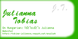 julianna tobias business card